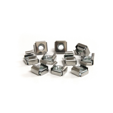 50 Pkg M6 Cage Nuts for Server Rack Cabinets
