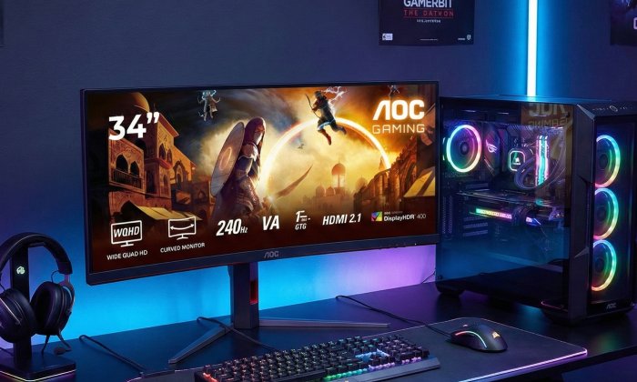 34-inch WQHD Curved Display: Total Immersion