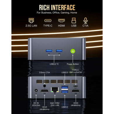 GMKTec NucBox M3 Plus Intel Core i9-12900HK 16GB RAM 1TB SSD