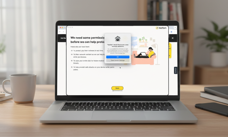 Accept the permissions: