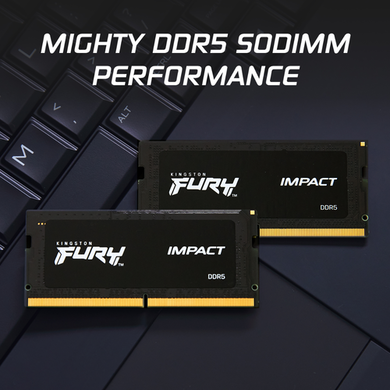 Kingston FURY Impact 32GB (2x16GB) SO-DIMM 5600MHz DDR5 Laptop