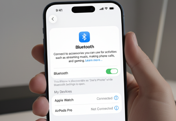 1.	Open Bluetooth Settings