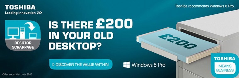 Toshiba Scrappage Scheme