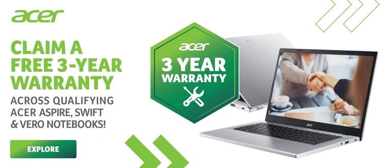 Acer Warranty Promo.