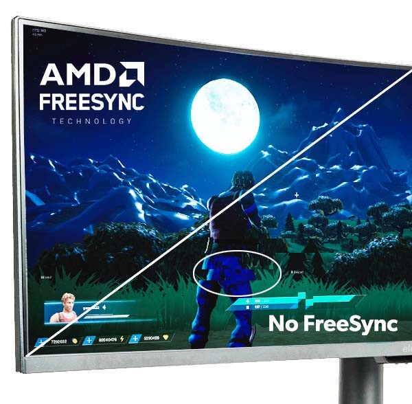 49SUWD144FSHQ AMD FreeSync technology.