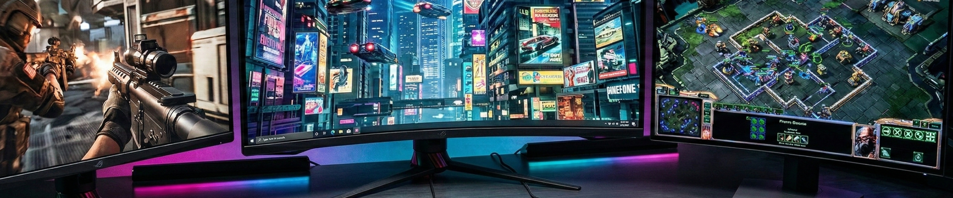 Gaming Monitor Setup