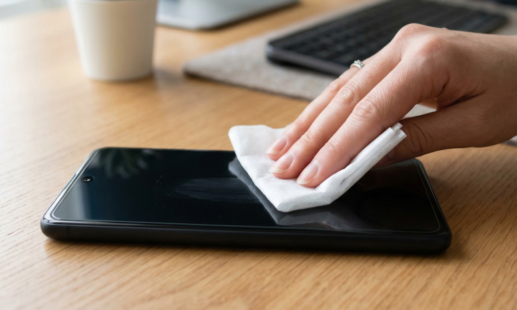 Cleaning laptop vents