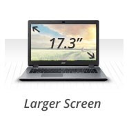 Larger Screen