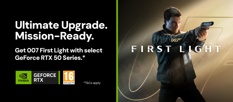 007 First Light GeForce RTX 50 Series Bundle.