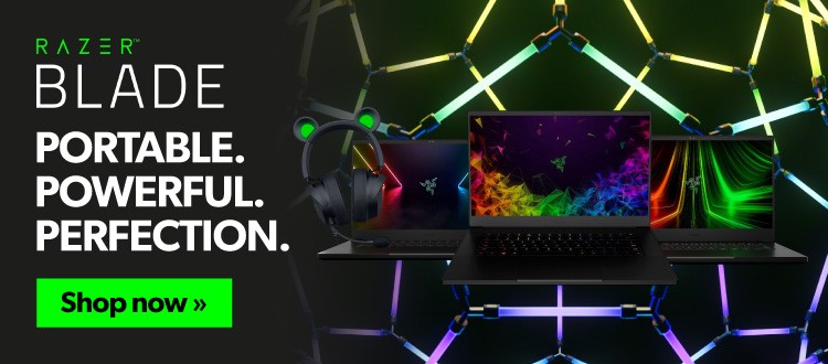 Razer blade laptops.