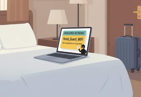 Unsecured Public Wi-Fi