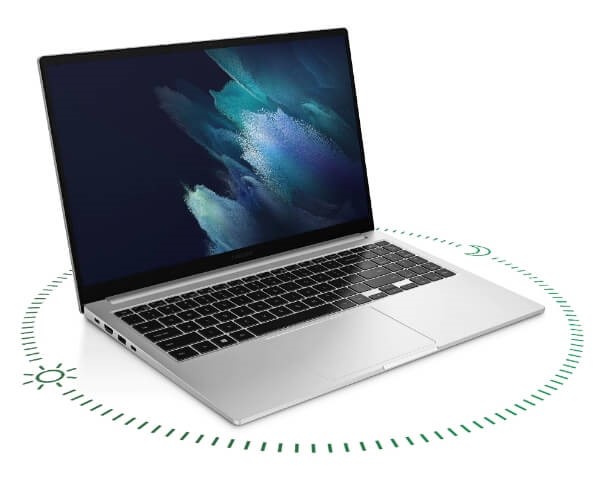 Samsung galaxy book core i5 long lasting battery.