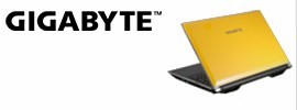 Gigabyte Laptops banner.