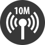 10m Transmitting Range